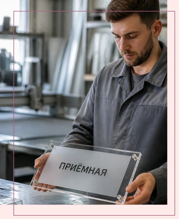 Таблички из оргстекла на заказ в Беслане от 3949 р. | Аванза-Бсл