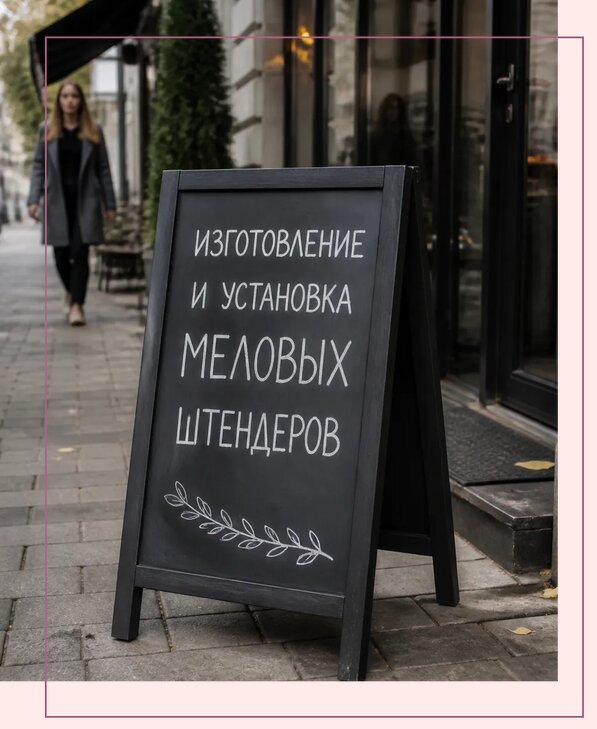 Меловые штендеры в Беслане по цене от 6582 р. | Аванза-Бсл